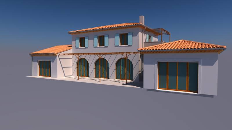 Maison individuelle dans le Var (83) : étude de projet et conception architecturale